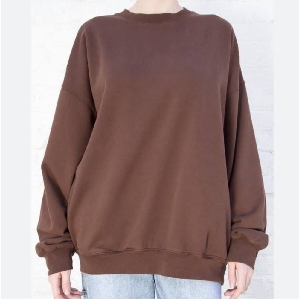 Brandy Melville oversized Brown sweatshirt